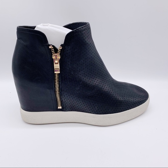 Via Spiga Shoes - VIA SPIGA Savine Wedge Leather Sneaker